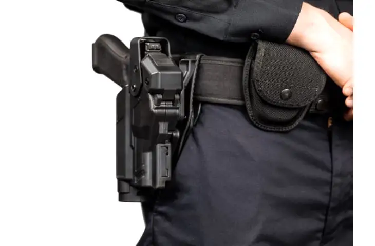 Alien Gear Holsters Rapid Force Level II Light Bearing Mid Ride Belt Slide Duty Holster, Right Hand - view 5